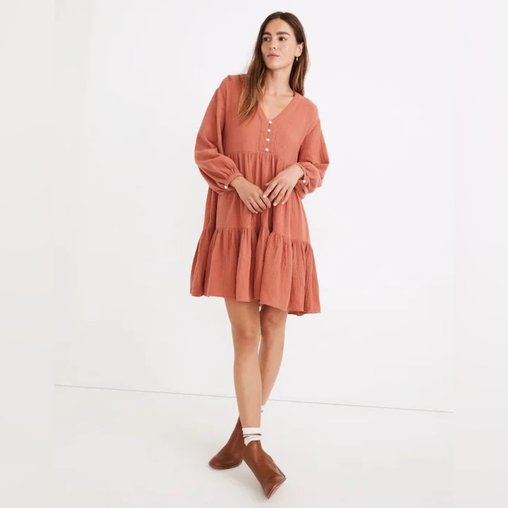 Madewell Lightspun Colette Mini Dress | Size 4